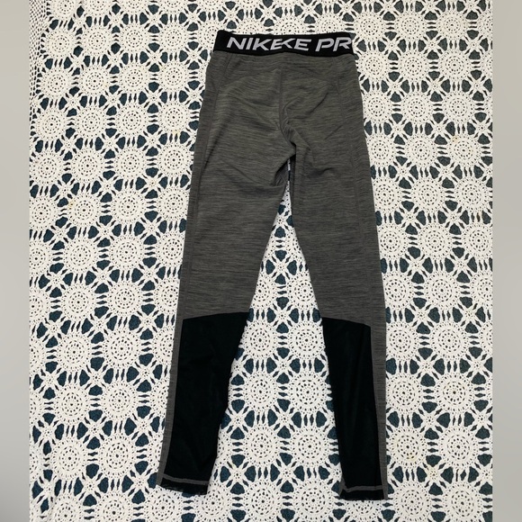 Nike pro dri-fit leggings heather gray size xs - Picture 3 of 8